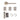 Deanta - Deanta - Ithaca Complete Door Pack - Standard UK Lock - 3" Hinges; #finish_satin-nickel