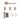 Deanta - Deanta - Ithaca Complete Door Pack - Standard UK Lock - 3" Hinges; #finish_satin-nickel