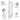 4 Line Glazed Horizontal Internal Door; #finish_primed-white