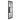 Civic Reeded Glazed Internal Door; #finish_pre-finished-black