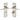 M Marcus - Heritage Brass - Kendal Door Handles - Bathroom - Pair; #finish_satin-nickel