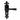 M Marcus - Carlisle Brass - Barley Twist Gothic Door Handles on Backplate - Lock - Pair; #finish_black-antique