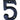 M Marcus - Carlisle Brass - Gothic Style Numerals - 5; #finish_black-antique