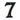 M Marcus - Carlisle Brass - Gothic Style Numerals - 7; #finish_black-antique