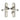 M Marcus - Heritage Brass - Luna Door Handles - Bathroom - Pair; #finish_satin-nickel