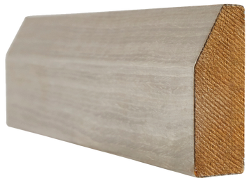 LPD Doors - Pre-finished light grey architrave with a chamfered edge.; #finish_pre-finished-light-grey