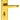 M Marcus - Carlisle Brass - Victorian Door Handles on Backplate - Bathroom - Pair; #finish_polished-brass