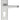 M Marcus - Carlisle Brass - Victorian Door Handles on Backplate - Euro Lock - Pair; #finish_satin-chrome