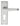 M Marcus - Carlisle Brass - Victorian Door Handles on Backplate - Euro Lock - Pair; #finish_satin-chrome