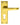 M Marcus - Carlisle Brass - Victorian Door Handles on Backplate - Euro Lock - Pair; #finish_polished-brass