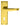 M Marcus - Carlisle Brass - Victorian Door Handles on Backplate - Lock - Pair; #finish_polished-brass