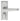 M Marcus - Carlisle Brass - Victorian Door Handles on Backplate - Privacy - Pair; #finish_satin-chrome