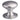 M Marcus - Carlisle Brass - Victorian Cupboard Knob - 50mm; #finish_satin-chrome