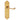 M Marcus - Carlisle Brass - Victorian Scroll Door Handles on Backplate - Shaped - Latch - Pair; #finish_polished-brass