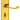 M Marcus - Carlisle Brass - Victorian Scroll Door Handles on Backplate - Shaped - Bathroom - Pair; #finish_polished-brass