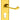 M Marcus - Carlisle Brass - Victorian Scroll Door Handles on Backplate - Shaped - Euro Lock - Pair; #finish_polished-brass