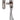 M Marcus - Carlisle Brass - Reversible Casement Window Fastener - 60mm x 17mm; #finish_satin-nickel
