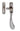 M Marcus - Carlisle Brass - Reversible Casement Window Fastener - 60mm x 17mm; #finish_satin-nickel