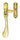 M Marcus - Carlisle Brass - Reversible Casement Window Fastener - 60mm x 17mm; #finish_polished-brass