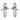 M Marcus - Heritage Brass - Verona Door Handles - Short Plate - Lock - Pair; #finish_polished-chrome