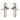M Marcus - Heritage Brass - Verona Door Handles - Short Plate - Lock - Pair; #finish_satin-nickel
