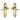 M Marcus - Heritage Brass - Verona Door Handles - Short Plate - Euro Lock - Pair; #finish_polished-brass