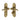 M Marcus - Heritage Brass - Verona Door Handles - Short Plate - Bathroom - Pair; #finish_antique-brass