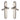 M Marcus - Heritage Brass - Algarve Door Handles - Long Plate - Lock - Pair; #finish_satin-nickel