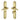 M Marcus - Heritage Brass - Verona Door Handles - Bathroom - Pair; #finish_polished-brass