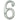 M Marcus - Carlisle Brass - Roman Style Numerals - 6 & 9 ; #finish_satin-chrome