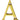 M Marcus - Carlisle Brass - Roman Style Letters - A; #finish_polished-brass