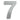 M Marcus - Eurospec - Stainless Steel 7" Numerals - 7; #finish_satin-stainless-steel