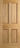 LPD Doors - Internal door featuring four flat rectangular panels in unfinished oak finish.; #finish_unfinished-oak