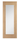 LPD Doors - Carini 1 Light Internal Door with clear glazed panel and raised mouldings in unfinished oak.; #finish_unfinished-oak