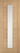 LPD Doors - Carini Long Light internal door with clear glazing and pre-finished oak finish.; #finish_pre-finished-oak