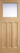 LPD Doors - Unfinished oak internal door with frosted glass panel and three rectangular inset panels.; #finish_unfinished-oak