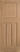 LPD Doors - Traditional DX Internal Door in unfinished oak with inset rectangular and square panels.; #finish_unfinished-oak