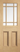 LPD Doors - Traditional Downham Glazed Internal Door in unfinished oak with panel and glazing design.; #finish_unfinished-oak