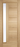LPD Doors - Oak Goodwood External Door with frosted double glazed panel and raised moulding.; #finish_unfinished-oak
