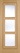 LPD Doors - Inlay 3L Internal Door with three clear glazed panels and raised moulding, pre-finished oak.; #finish_pre-finished-oak