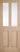 LPD Doors - Traditional internal door with two clear glazed panels and pre-finished oak finish.; #finish_pre-finished-oak