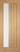LPD Doors - Pre-finished oak internal door with clear glazed panel and vertical grooves.; #finish_pre-finished-oak