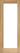 LPD Doors - Internal Pattern 10 door in unfinished Oak with clear glass panel; #finish_unfinished-oak