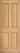LPD Doors - Traditional internal door in unfinished White Oak with four raised rectangular panels.; #finish_unfinished-oak