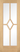 LPD Doors - Traditional Reims internal door with five clear glazed panels and diamond design in pre-finished oak.; #finish_pre-finished-oak