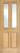 LPD Doors - Richmond Internal Door in unfinished Oak with two clear bevelled glazed panels.; #finish_unfinished-oak