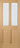 LPD Doors - Traditional Richmond Internal Door in unfinished oak with two bevelled glass panels.; #finish_unfinished-oak