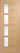 LPD Doors - Modern internal door with four clear glazed panels in warm, pre-finished oak.; #finish_pre-finished-oak