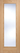 LPD Doors - Vancouver internal door with pre-finished Oak wood grain and clear glazed centre panel.; #finish_pre-finished-oak