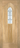 LPD Doors - Traditional External Westminster Door with arched lead double-glazed panel and grooved design in oak.; #finish_unfinished-oak